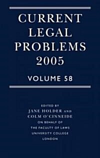 Current Legal Problems (Hardcover)