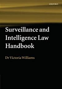 [중고] Surveillance And Intelligence Law Handbook (Paperback)