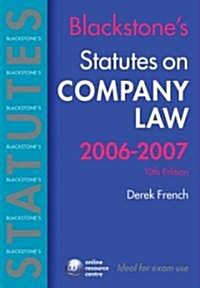 Blackstones Statutes Company Law (Paperback)