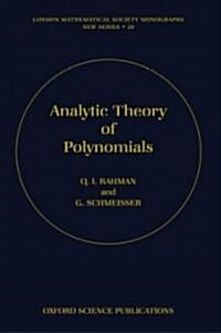 Analytic Theory of Polynomials (Hardcover)