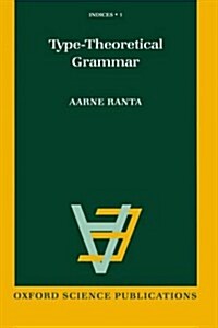 Type-Theoretical Grammar (Hardcover)