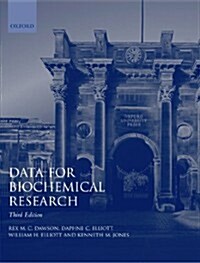 Data for Biochemical Research (Paperback, 3 Revised edition)