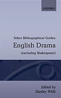 English Drama : (Excluding Shakespeare) (Paperback)