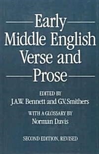 Early Middle English Verse and Prose. 1155-1300 (Paperback, 2 Revised edition)