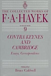 Contra Keynes and Cambridge: Essays, Correspondence (Hardcover)