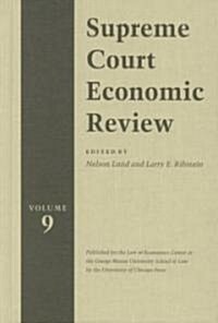 Supreme Court Economic Review, Volume 9, Volume 9 (Hardcover)
