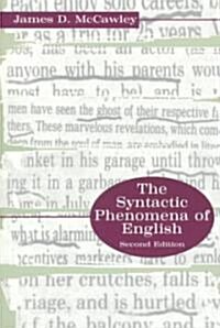 The Syntactic Phenomena of English (Paperback, 2)