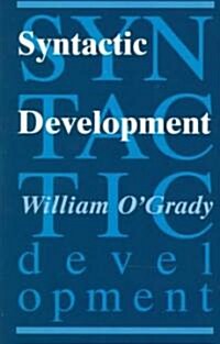 Syntactic Development (Paperback, New)