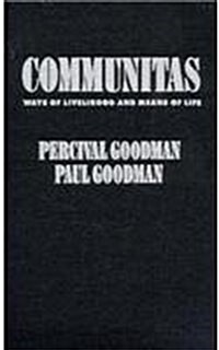 Communitas: Means of Livelihood and Ways of Life (Hardcover, 2)