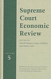 Supreme Court Economic Review, Volume 5, Volume 5 (Hardcover)