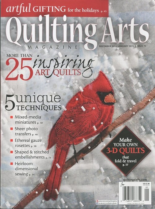 Quilting Arts (격월간 미국판): 2014년 12월호