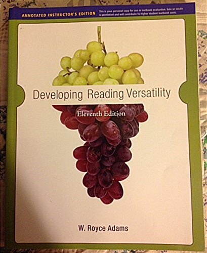 Developing Reading Versatility (Hardcover, 11)