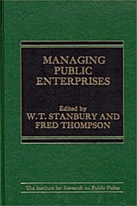 Managing Public Enterprises (Hardcover)