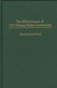 The effectiveness of UN human rights institutions