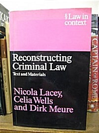 Reconstructing Criminal Law (Paperback)