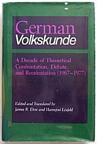 German Volkskunde (Hardcover)