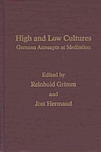 High and Low Cultures (Hardcover)