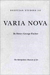 Egyptian Studies III: Varia Nova (Hardcover)