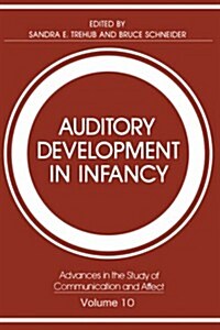 Auditory Development in Infancy (Hardcover)