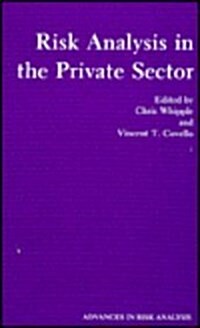 Risk Analysis in the Private Sector (Hardcover)