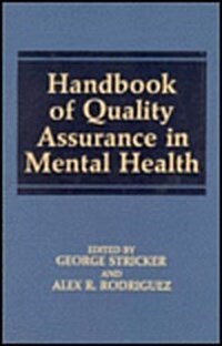 Handbook of Quality Assurance in Mental Health (Hardcover)