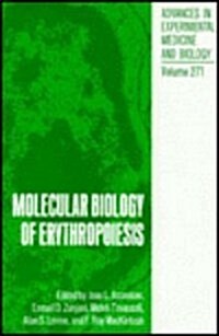 Molecular Biology of Erythropoiesis (Hardcover)