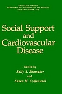 Social Support and Cardiovascular Disease (Hardcover)