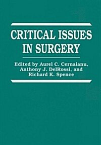 Critical Issues in Surgery (Hardcover)