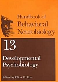 Developmental Psychobiology (Hardcover, 2001)