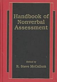 Handbook of Nonverbal Assessment (Hardcover)