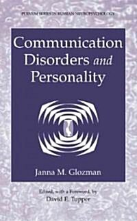 Communication Disorders and Personality (Hardcover)