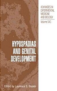 Hypospadias and Genital Development (Hardcover)