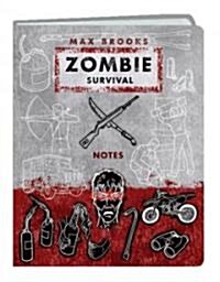 Zombie Survival Notes Mini Journal (Hardcover)