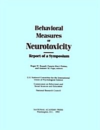 Behavioral Measures of Neurotoxicity (Hardcover)