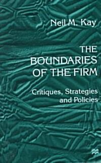 The Boundaries of the Firm (Hardcover)