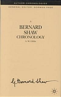 A Bernard Shaw Chronology (Hardcover)