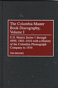 The Columbia Master Book Discography (Hardcover)