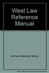 West Law Reference Manual (Paperback)