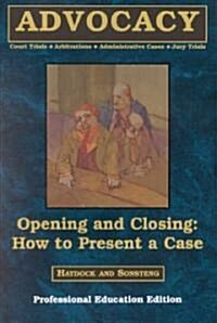 Opening and Closing (Paperback)
