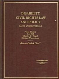 Disability Civil Rights Law And Policy (Hardcover)