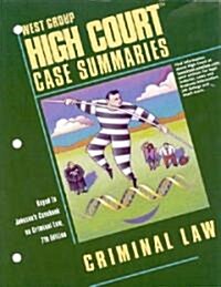 High Court Case Summaries on Criminal Law (Paperback)
