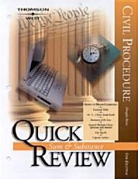 Sum and Substance Quick Review on Civil Procedure (Paperback, 5th)