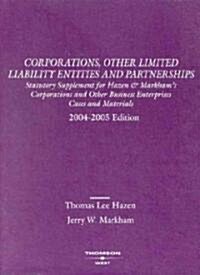 Corporations & Other Business Enterprises (Paperback, Supplement)