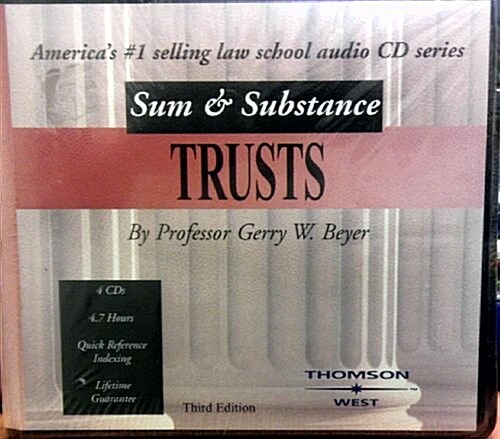 Beyers Sum And Substance Audio Set on Trusts (Audio CD, 3rd)