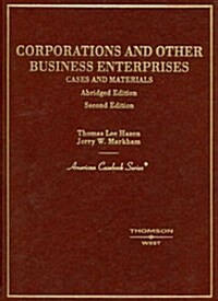 Corporations And Other Business Enterprises, Cases And Materials (Hardcover)