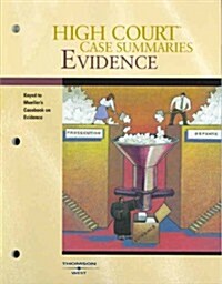 High Court Case Summaries on Evidence (Paperback, 5th)