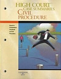 High Court Case Summaries on Civil Procedure (Paperback, 9th)