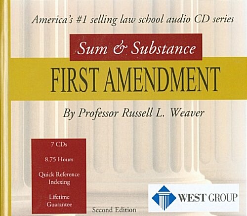 Weavers Sum And Substance Audio Set Cd on First Amendment (Audio CD, 2nd)