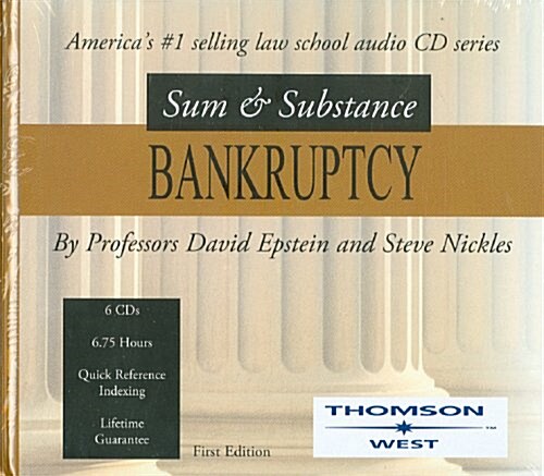 Epsteins Sum And Substance Audio Set on Bankruptcy (Audio CD)