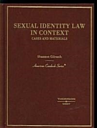 Sexual Identity Law in Context (Hardcover, 1st)